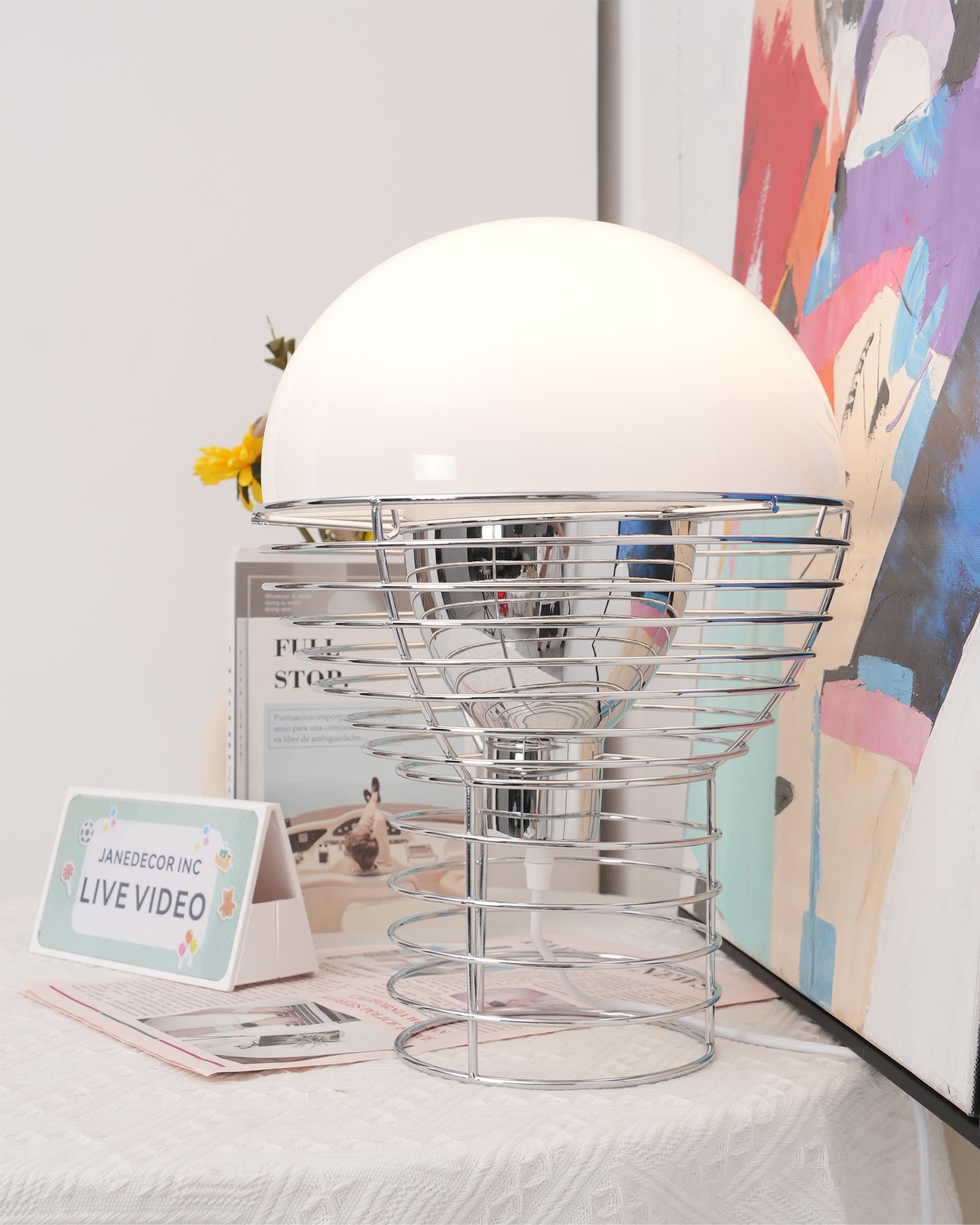 Wire Table Lamp - Lumpaz
