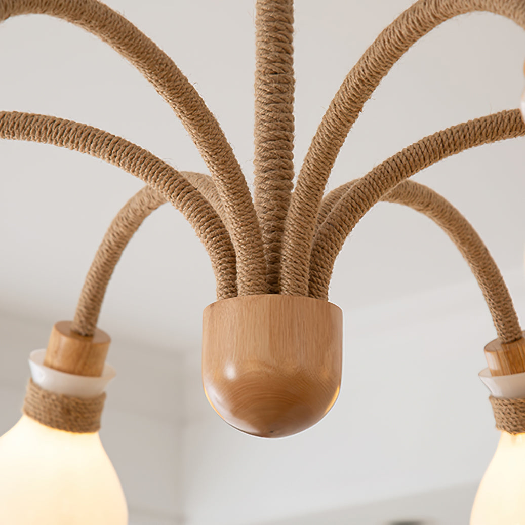 Hemp Rope Chandelier - Lumpaz