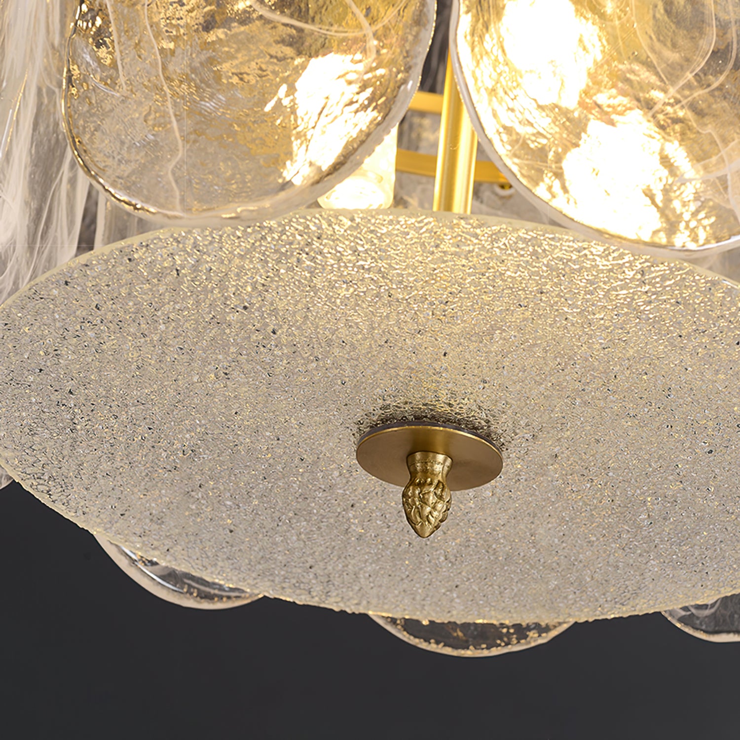 Nason Brass Chandelier - Lumpaz