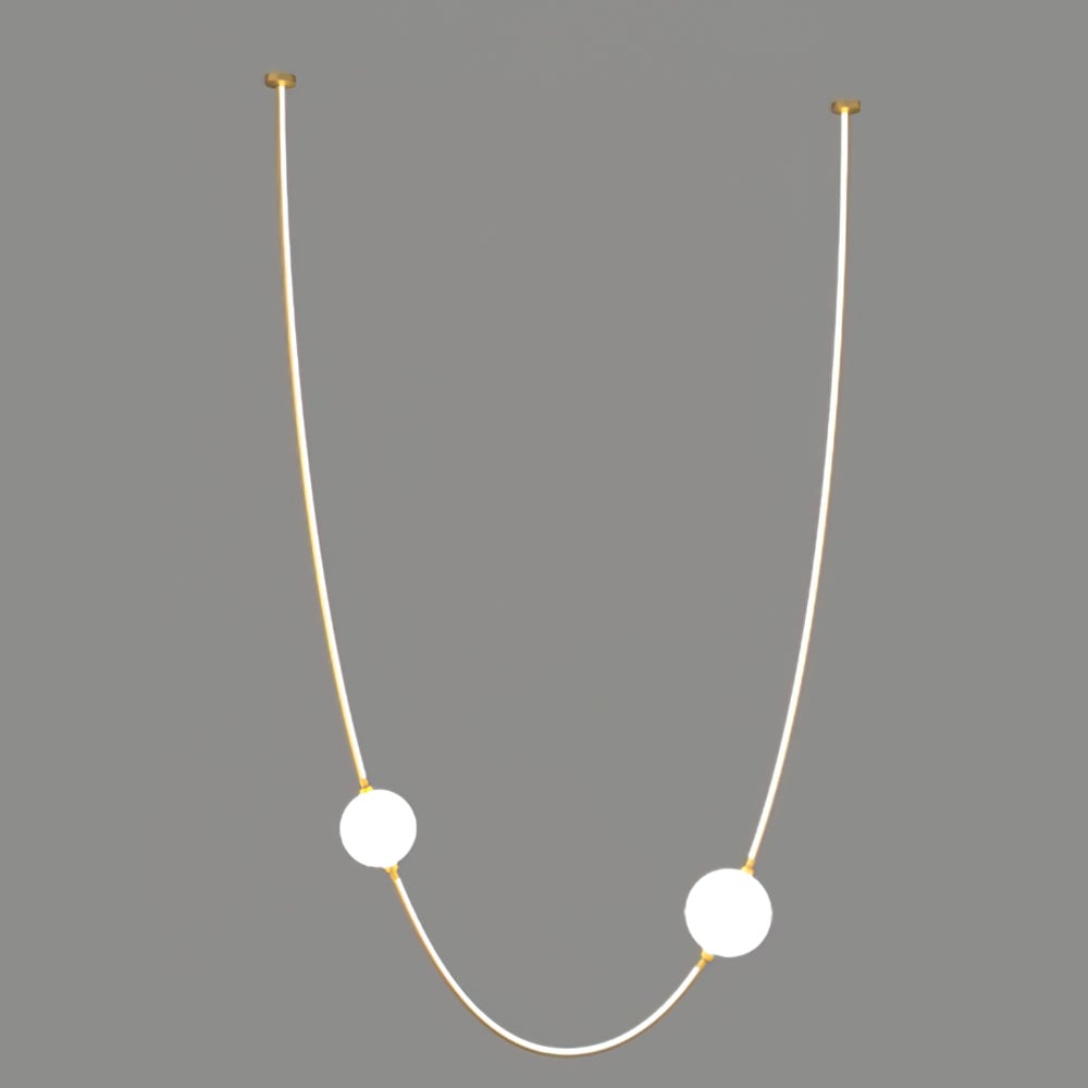 Linea Curva Chandelier - Lumpaz