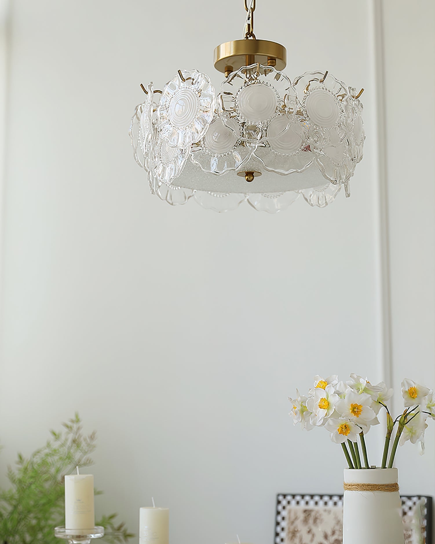 Pobllem Glass Ceiling Lamp - Lumpaz