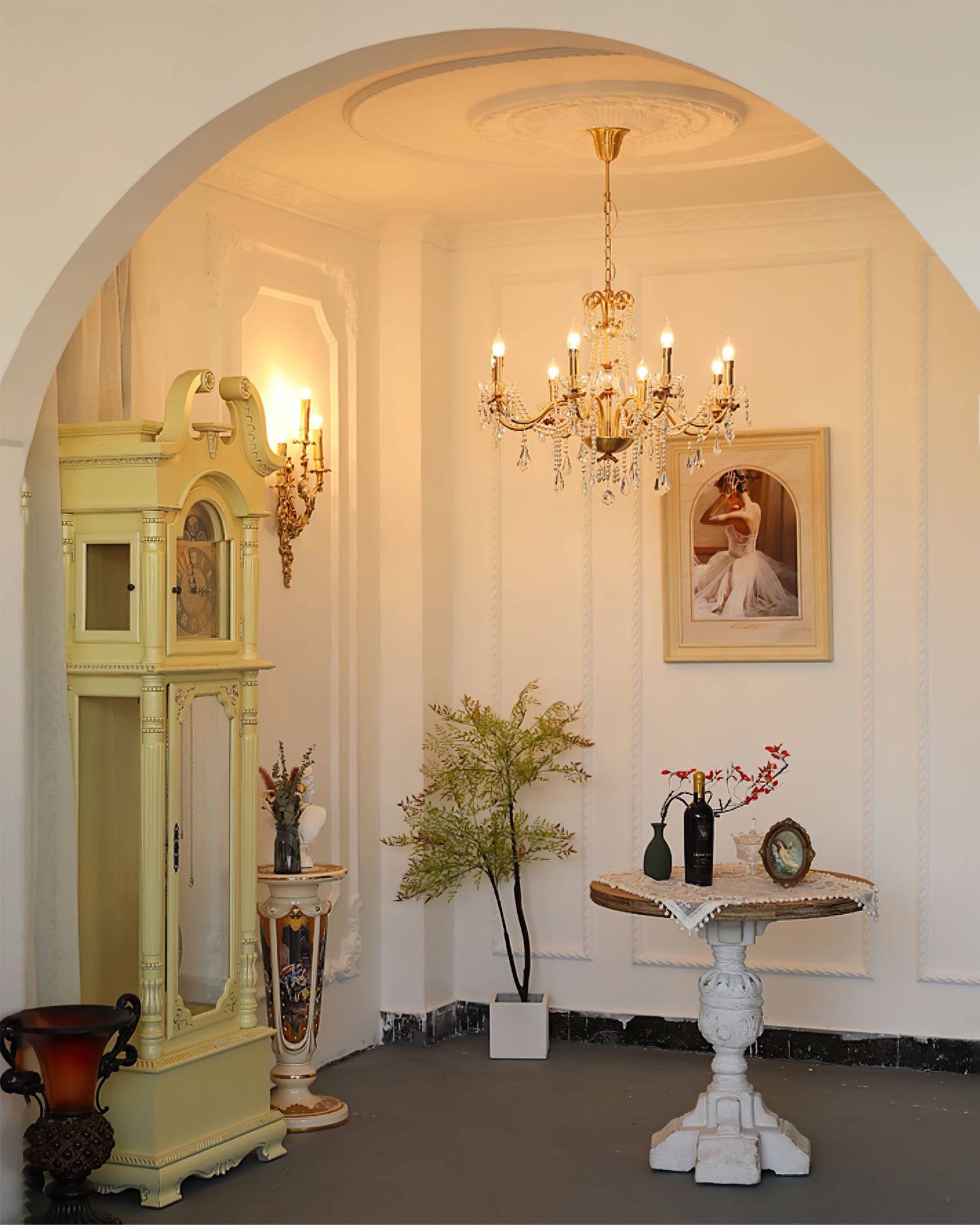 Allegri Crystal Chandelier - Lumpaz