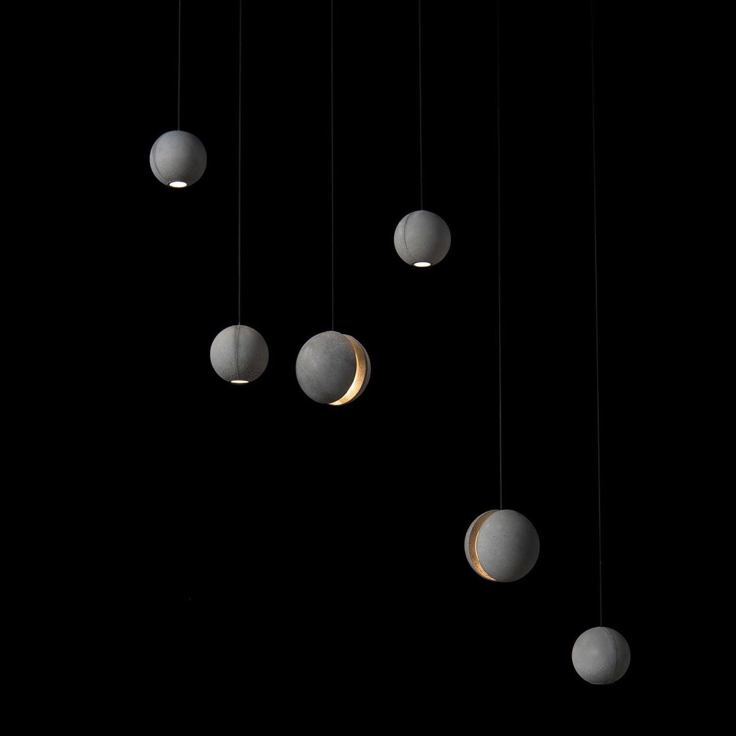 Moon Cement Pendant Lamp - Lumpaz