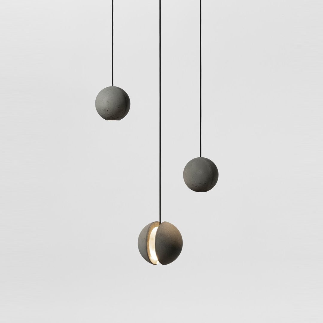 Moon Cement Pendant Lamp - Lumpaz