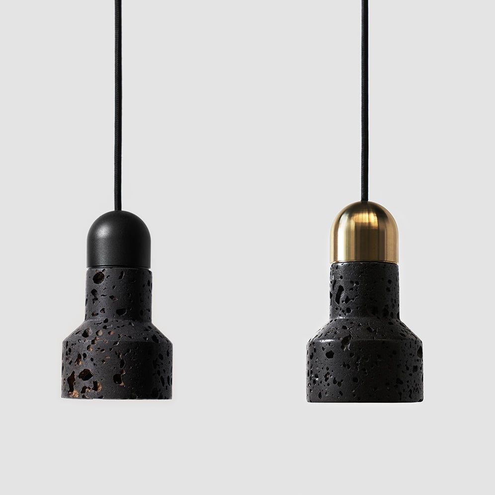 Qie Stone Pendant Lamp - Lumpaz