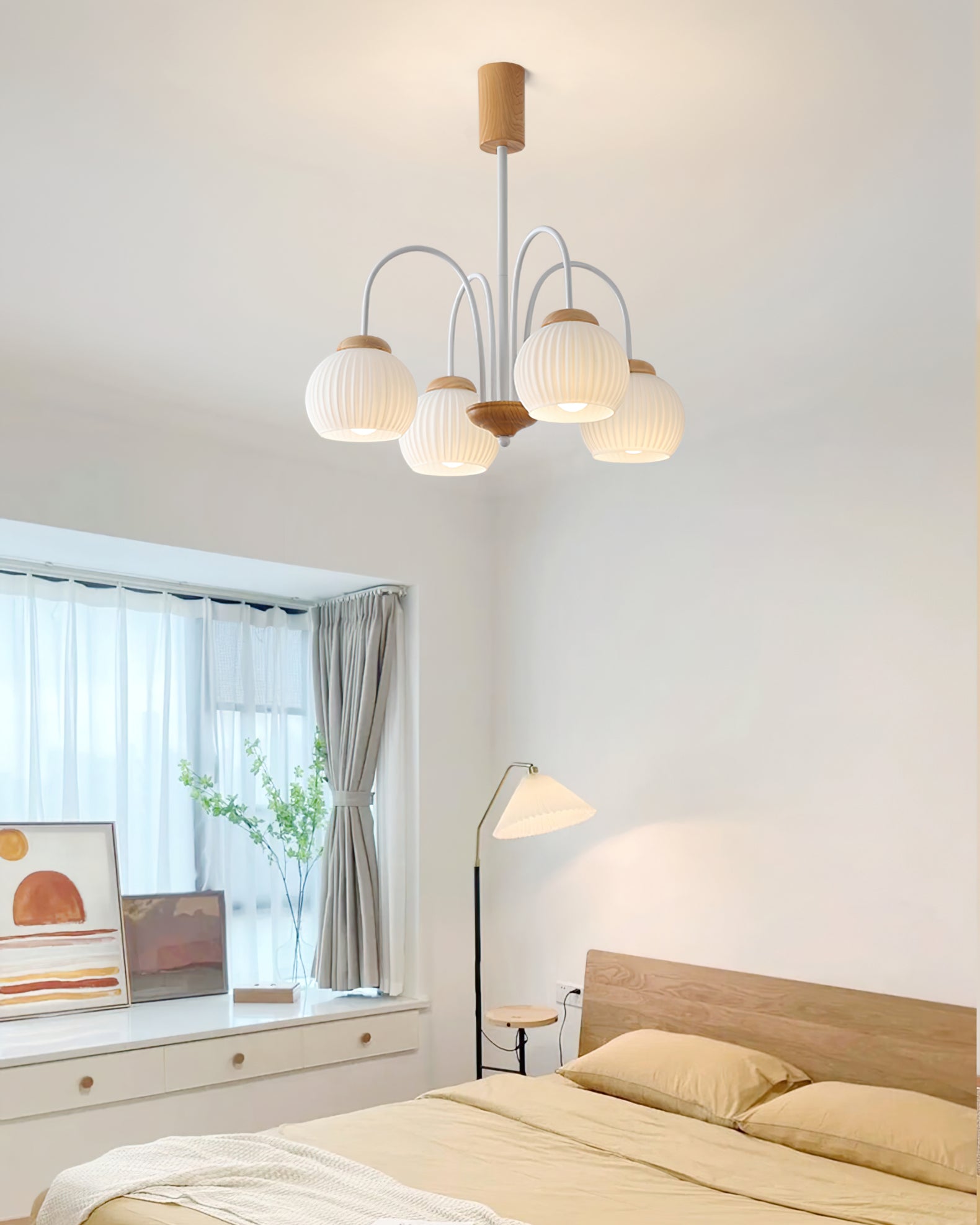 Molecural Wood Chandelier - Lumpaz