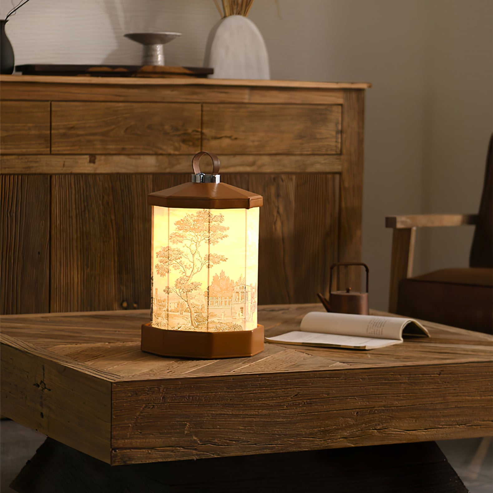 Castle Built-in Battery Table Lamp - Lumpaz