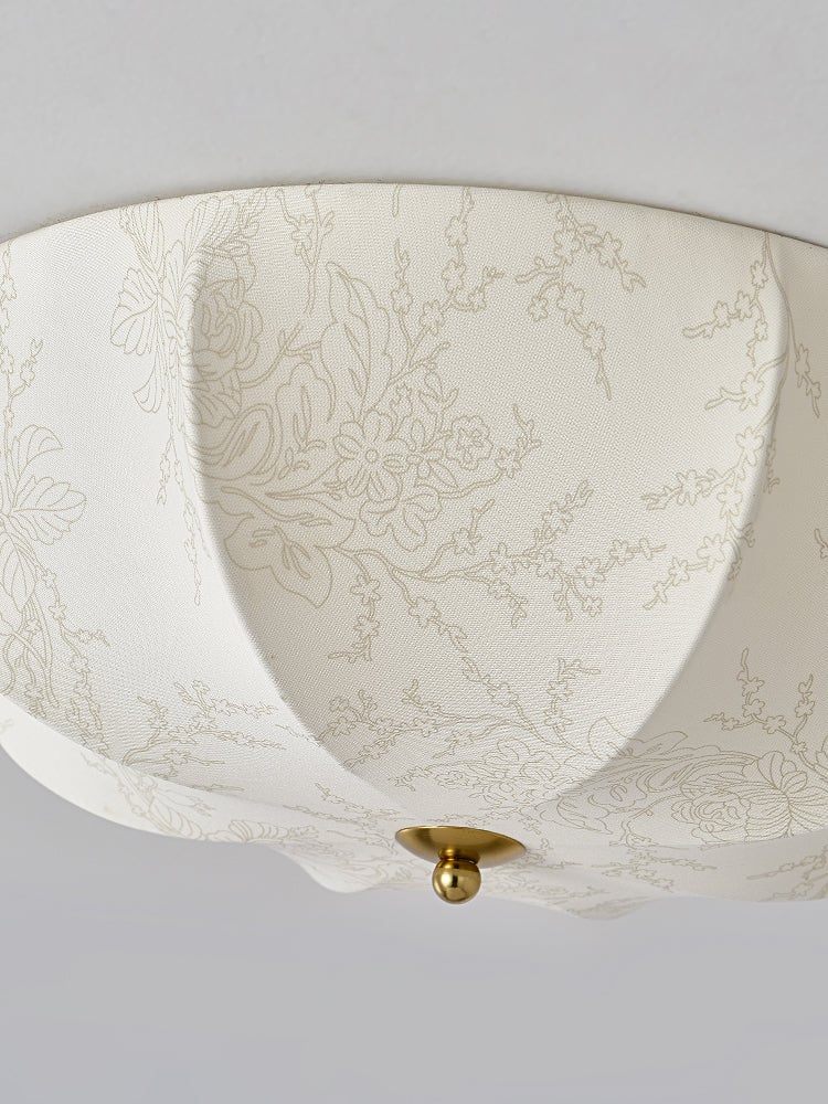 Orchid Fabric Ceiling Lamp - Lumpaz