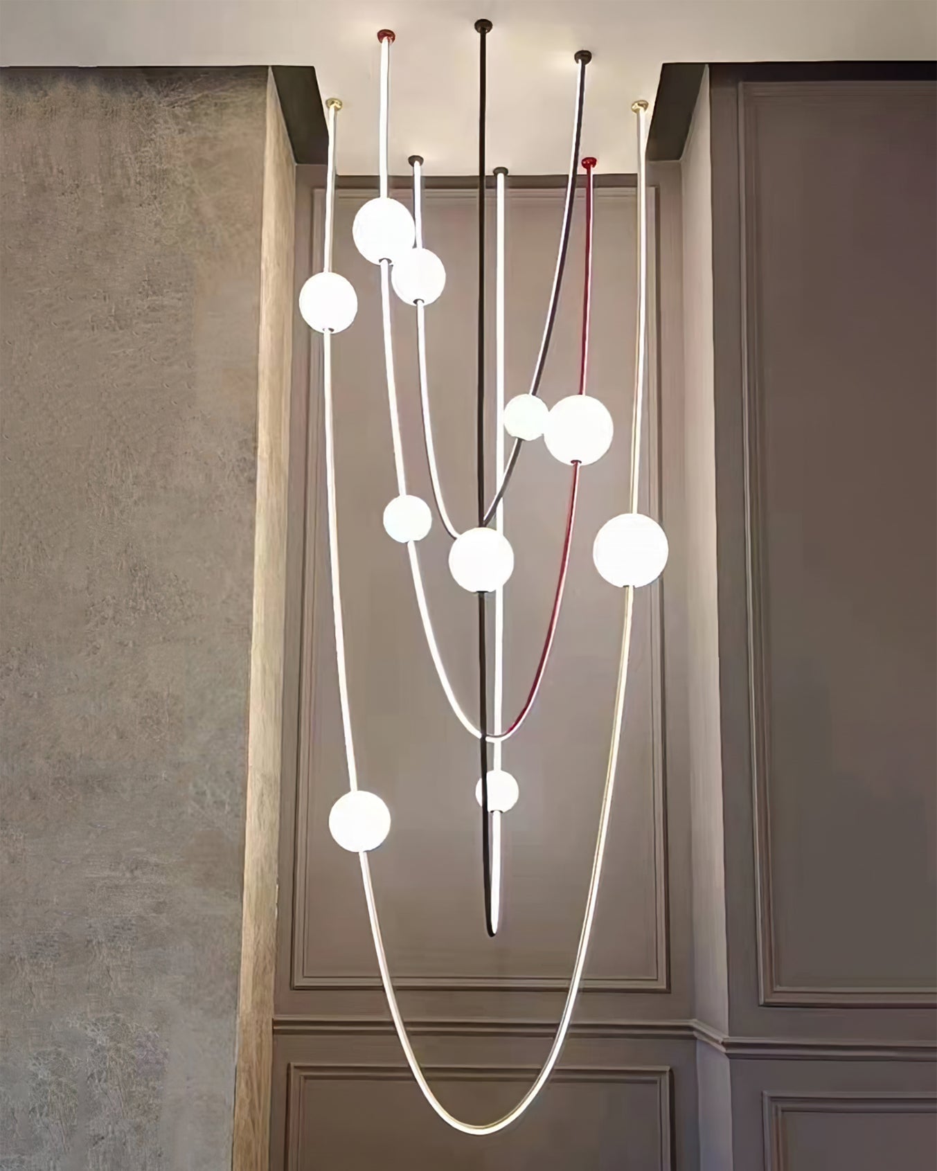 Linea Curva Chandelier - Lumpaz