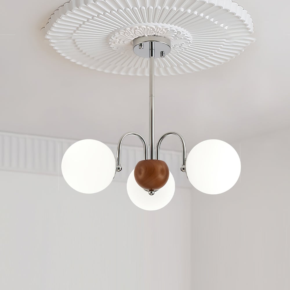 Polpgne Chrome Chandelier - Lumpaz