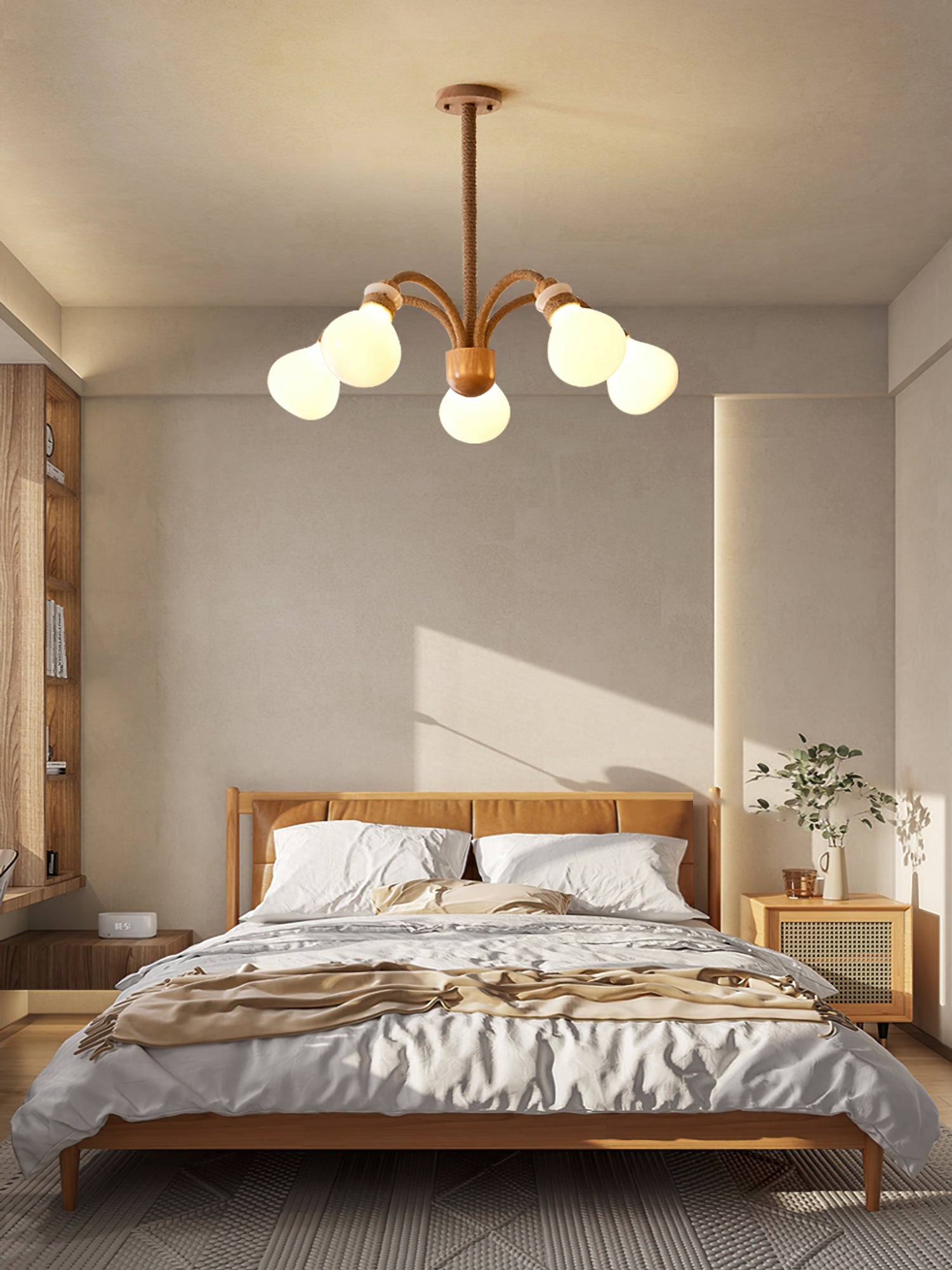 Hemp Rope Chandelier - Lumpaz