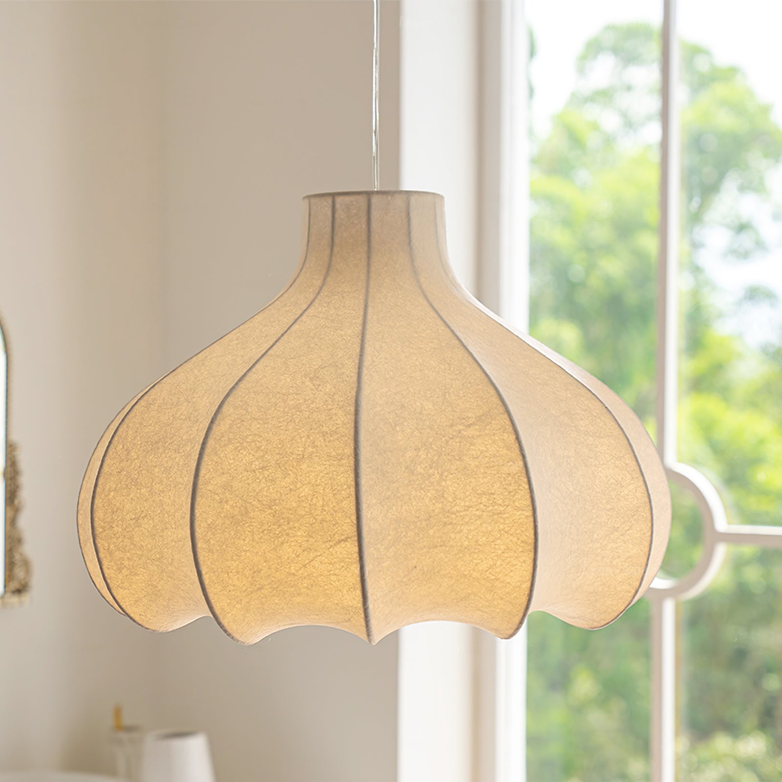Cocoon Silk Pendant Lamp - Lumpaz