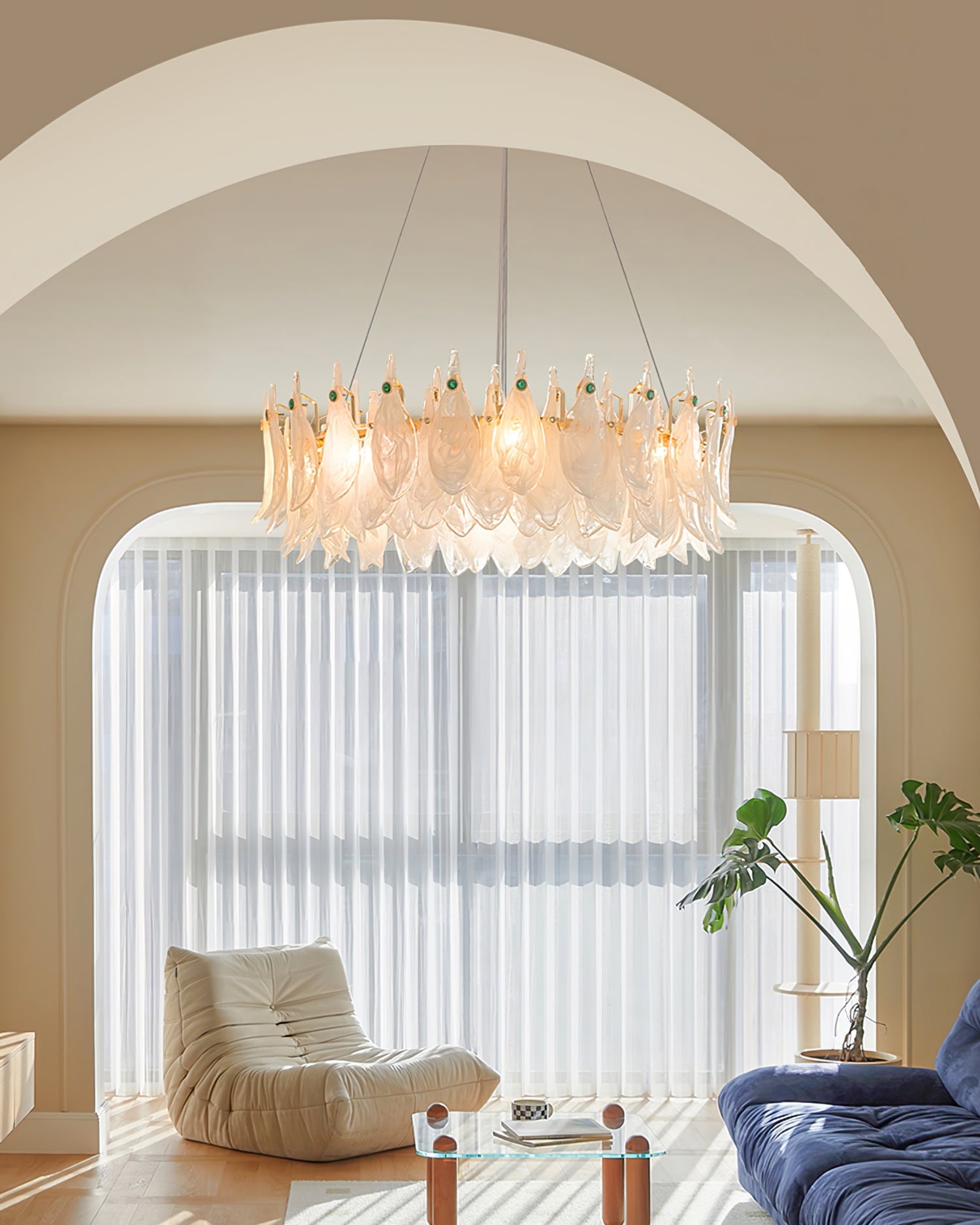 Valentino Cloud Glass Chandelier - Lumpaz
