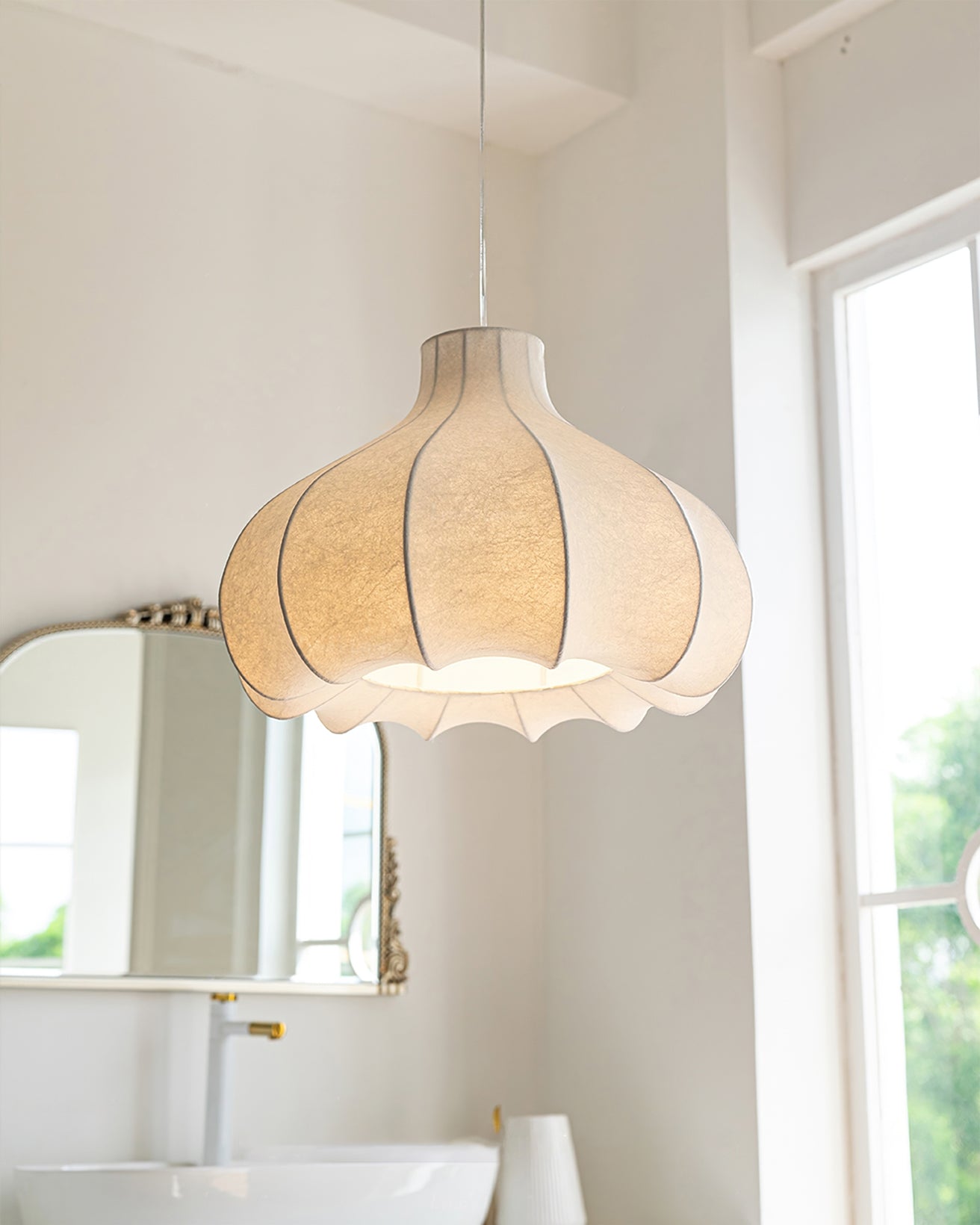 Cocoon Silk Pendant Lamp - Lumpaz