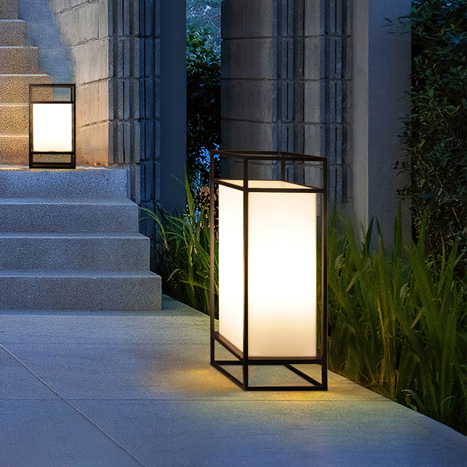 Cleo Lantern Outdoor Table Lamp - Lumpaz