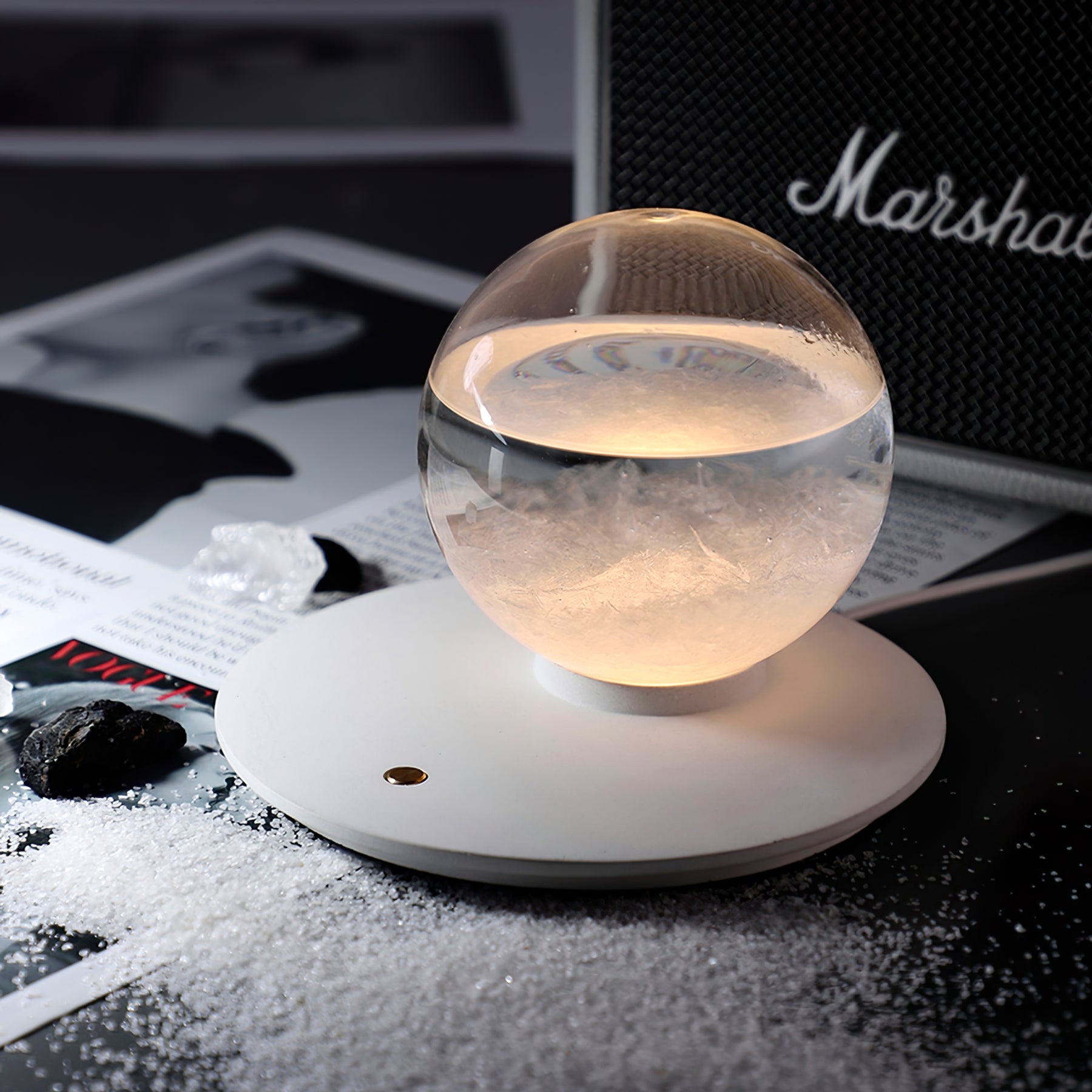 Storm Bottle Built-in Battery Table Lamp - Lumpaz
