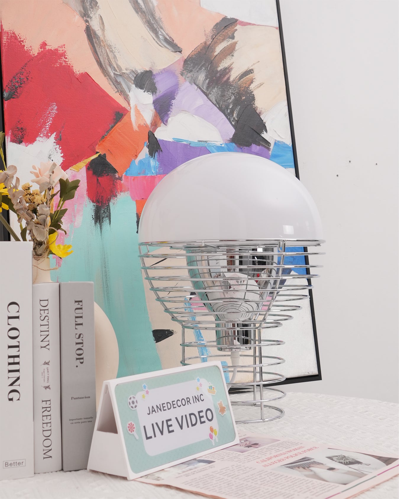 Wire Table Lamp - Lumpaz