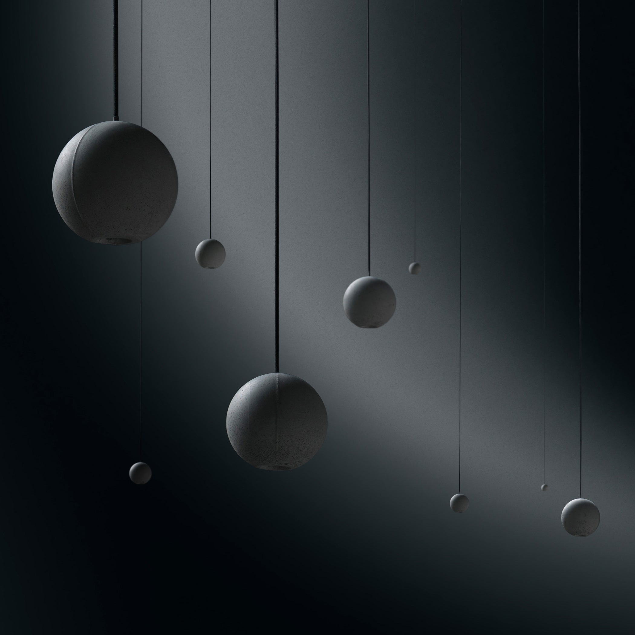 Moon Cement Pendant Lamp - Lumpaz