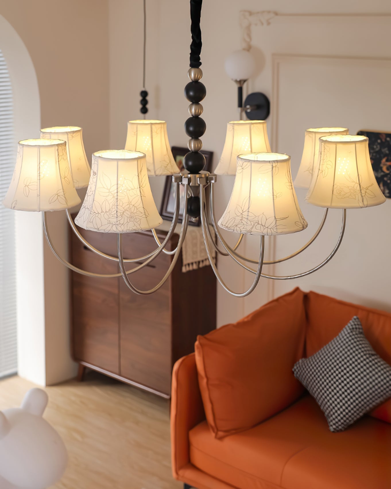 Orchid Fabric Chandelier - Lumpaz