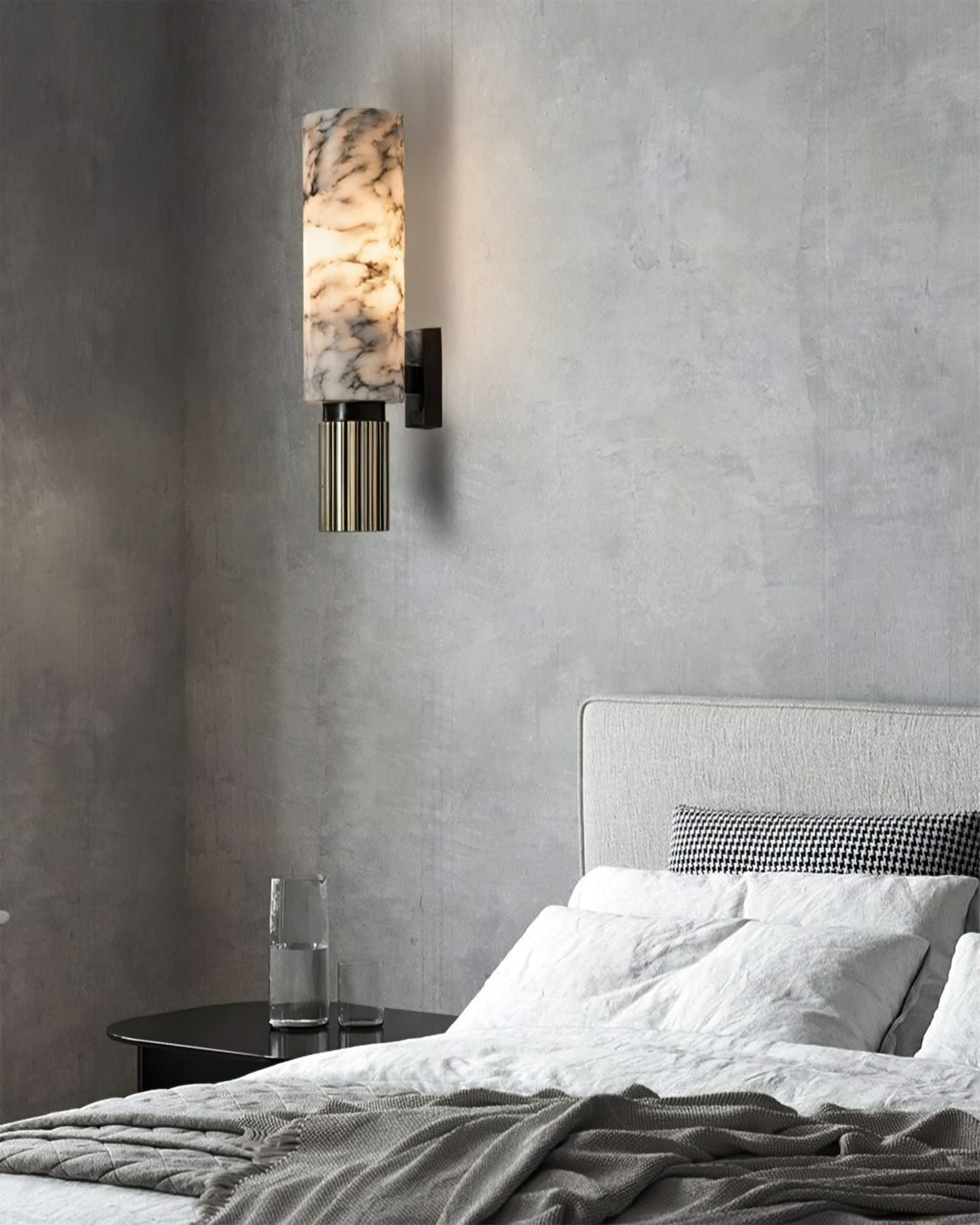 Torch Alabaster Wall Lamp - Lumpaz