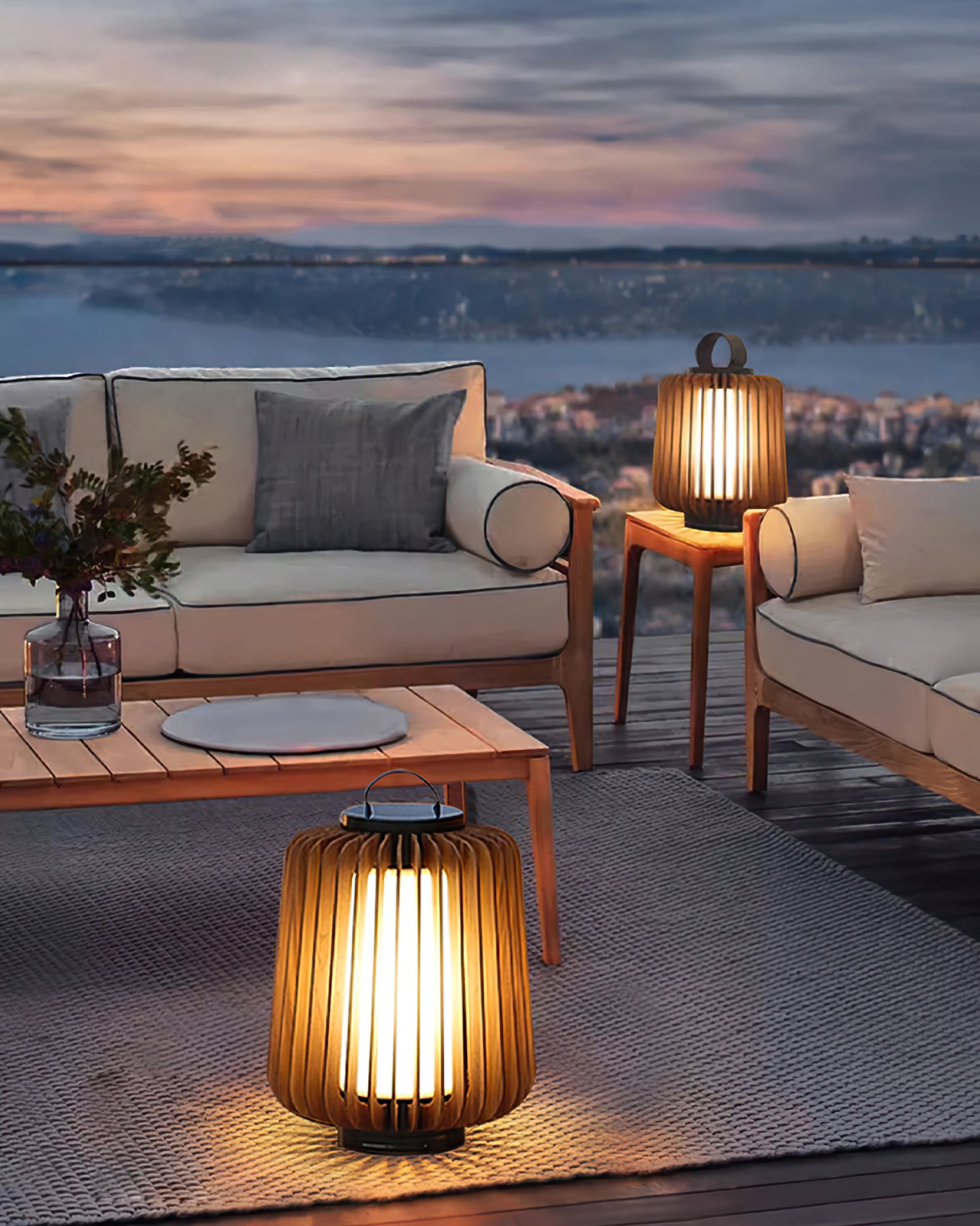 Legno Outdoor Table Lamp - Lumpaz