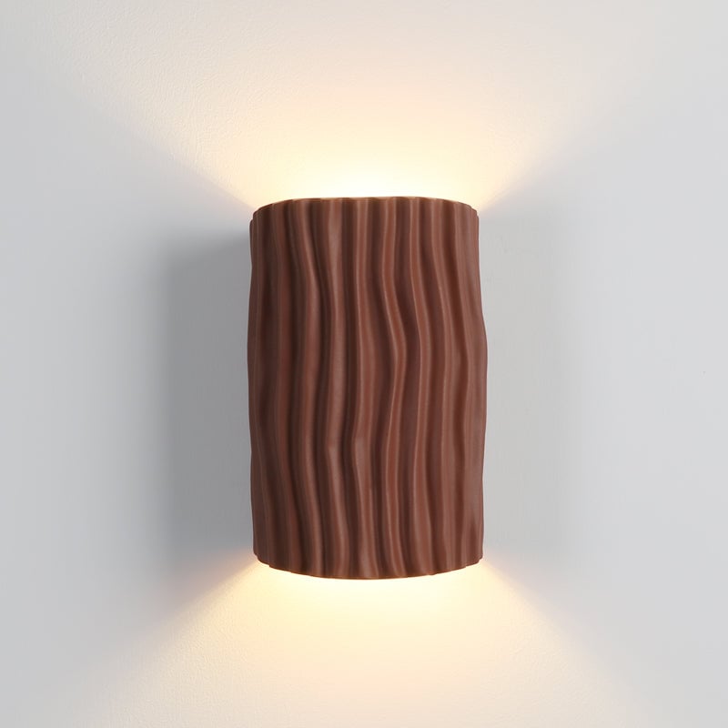 Pleated Resin Wall Lamp - Lumpaz