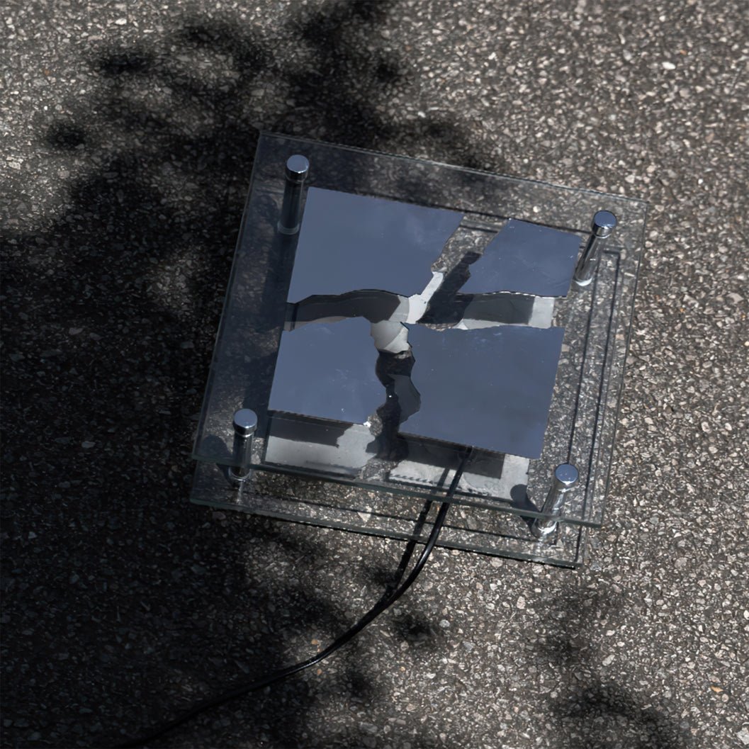 Square Glass Table Lamp - Lumpaz