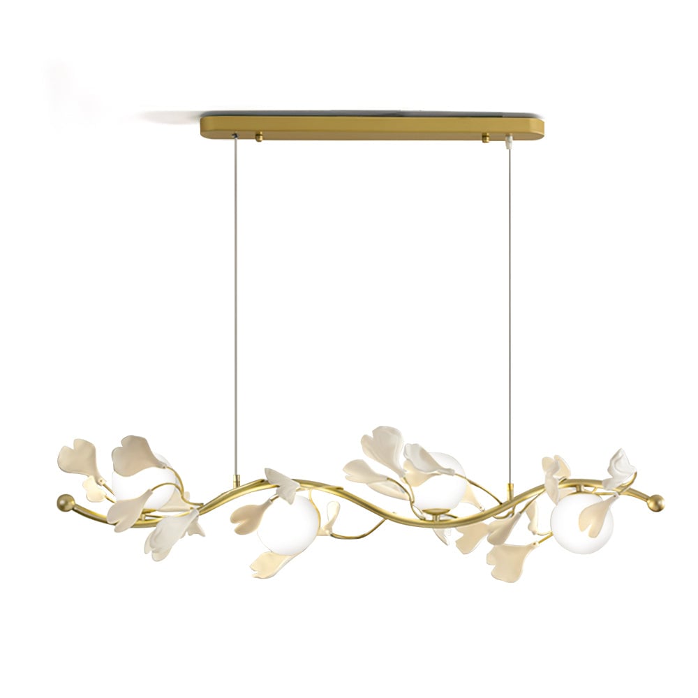 Gingko Glass Chandelier - Lumpaz
