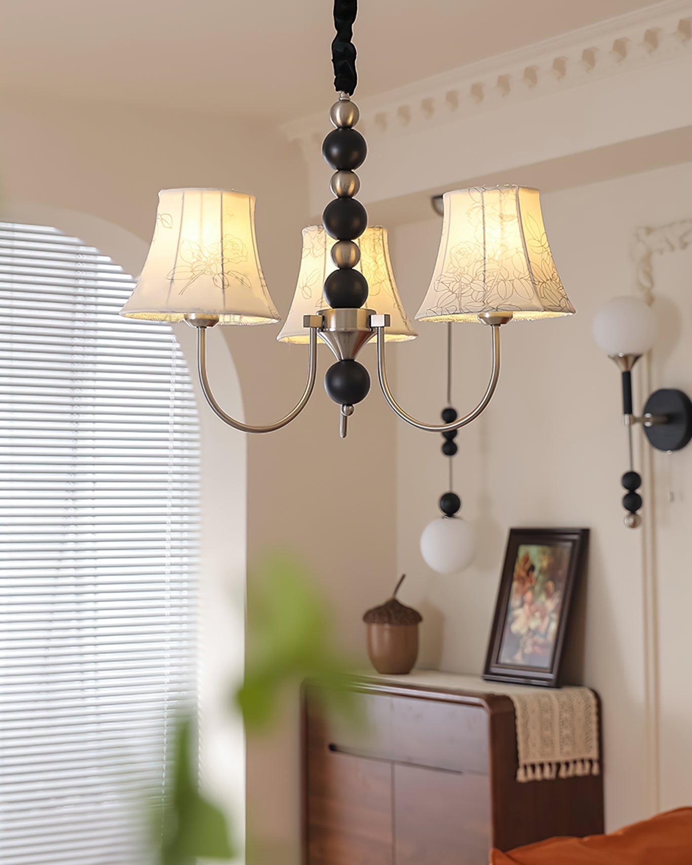 Orchid Fabric Chandelier - Lumpaz