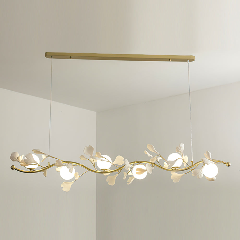 Gingko Glass Chandelier - Lumpaz