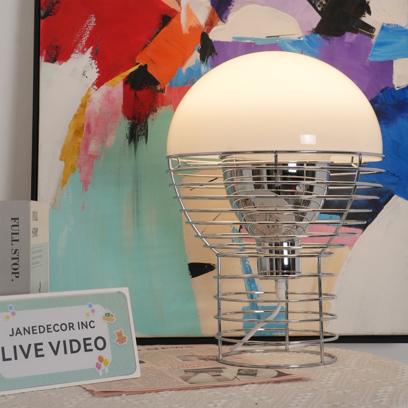 Wire Table Lamp - Lumpaz