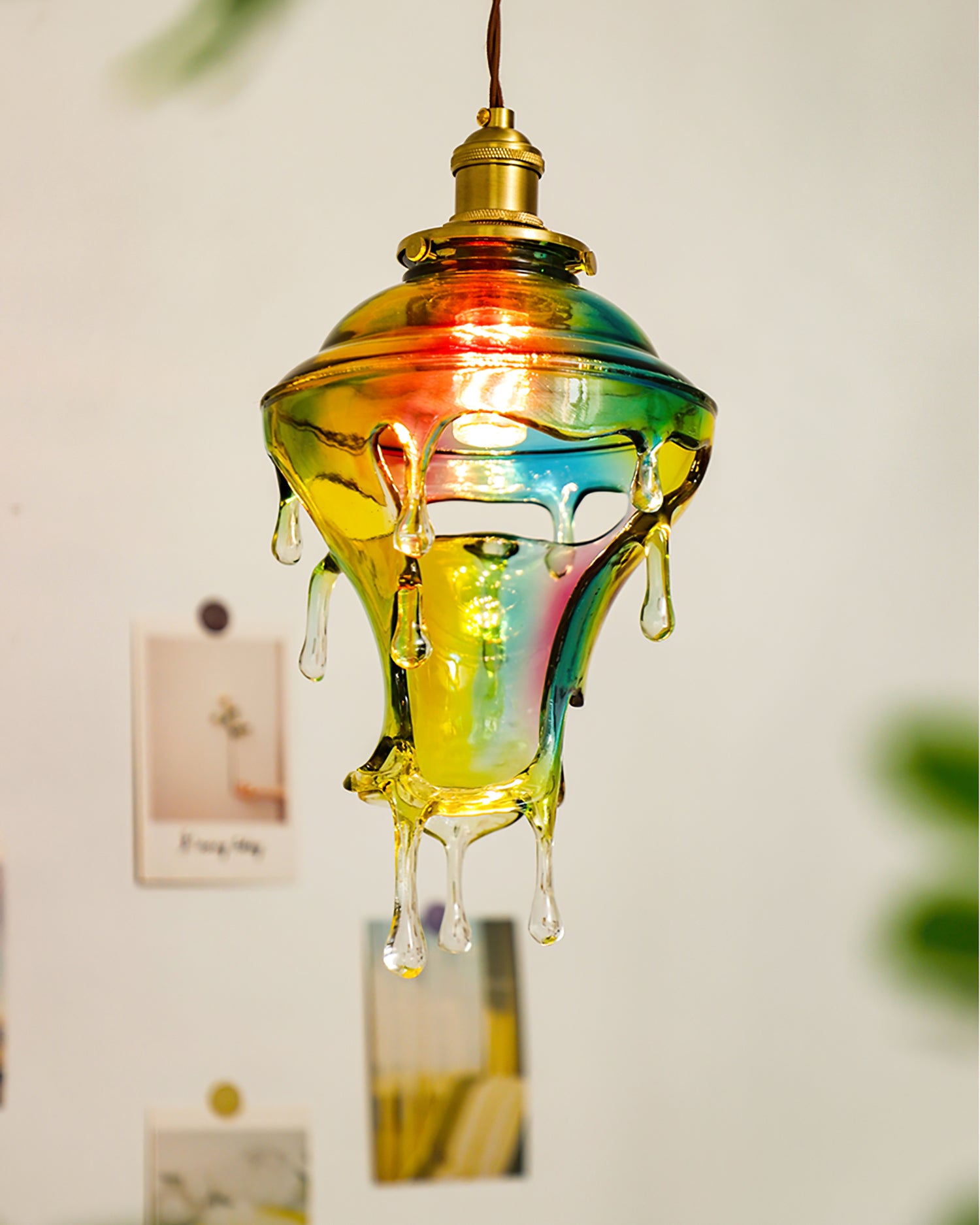 Water Droplets Resin Pendant Lamp - Lumpaz