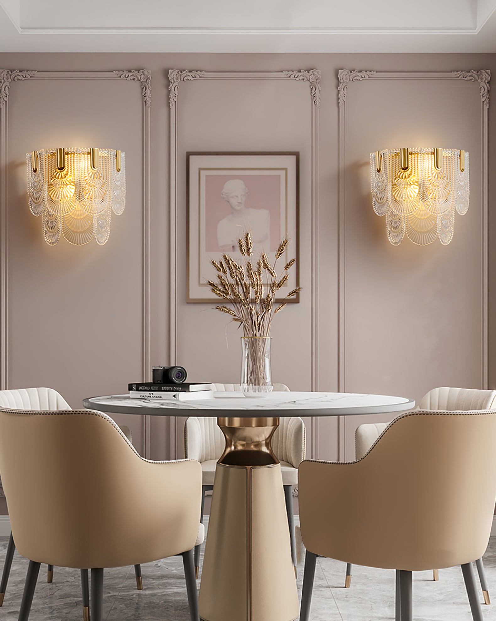 Giulia Brass Wall Lamp - Lumpaz