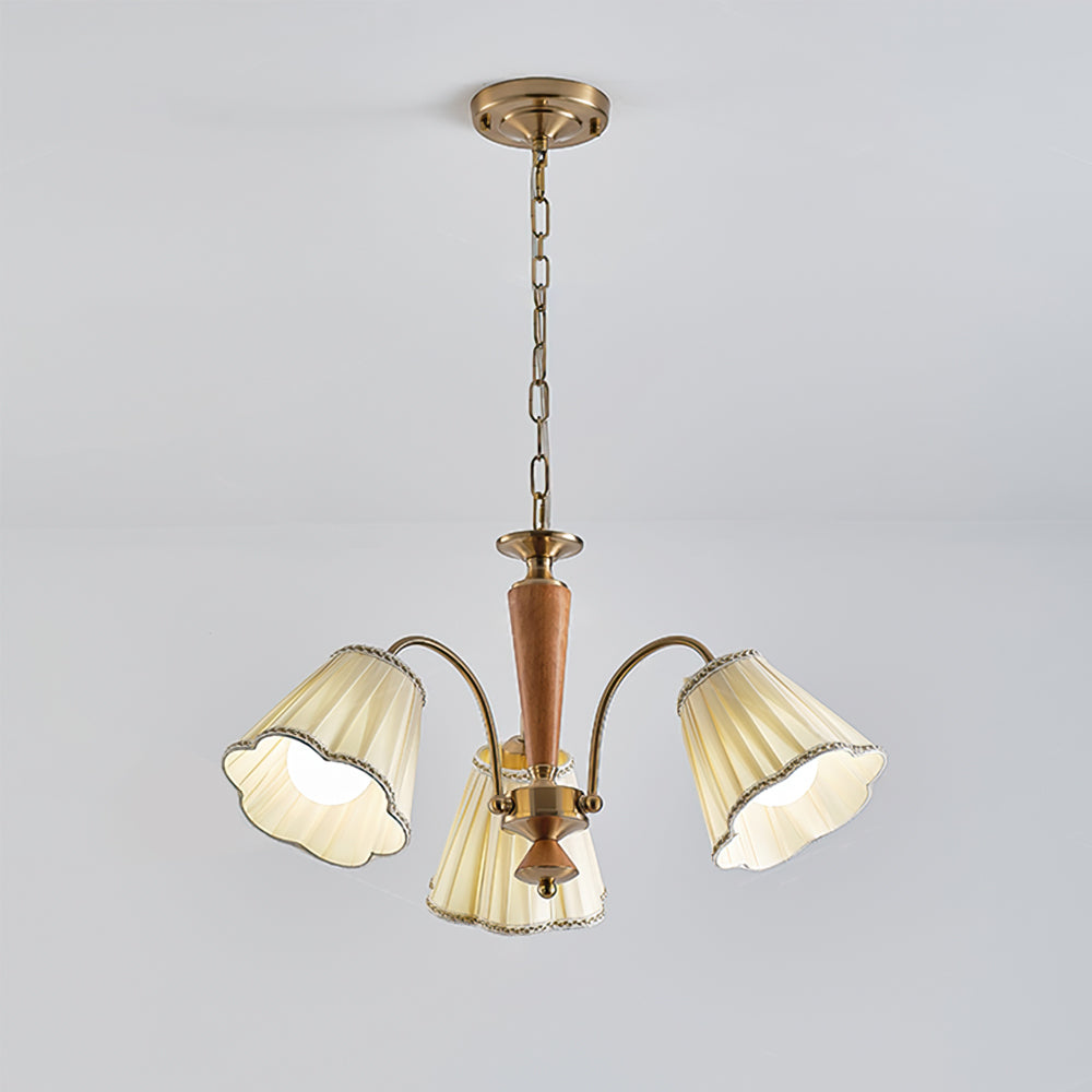 Florentine Fabric Chandelier - Lumpaz