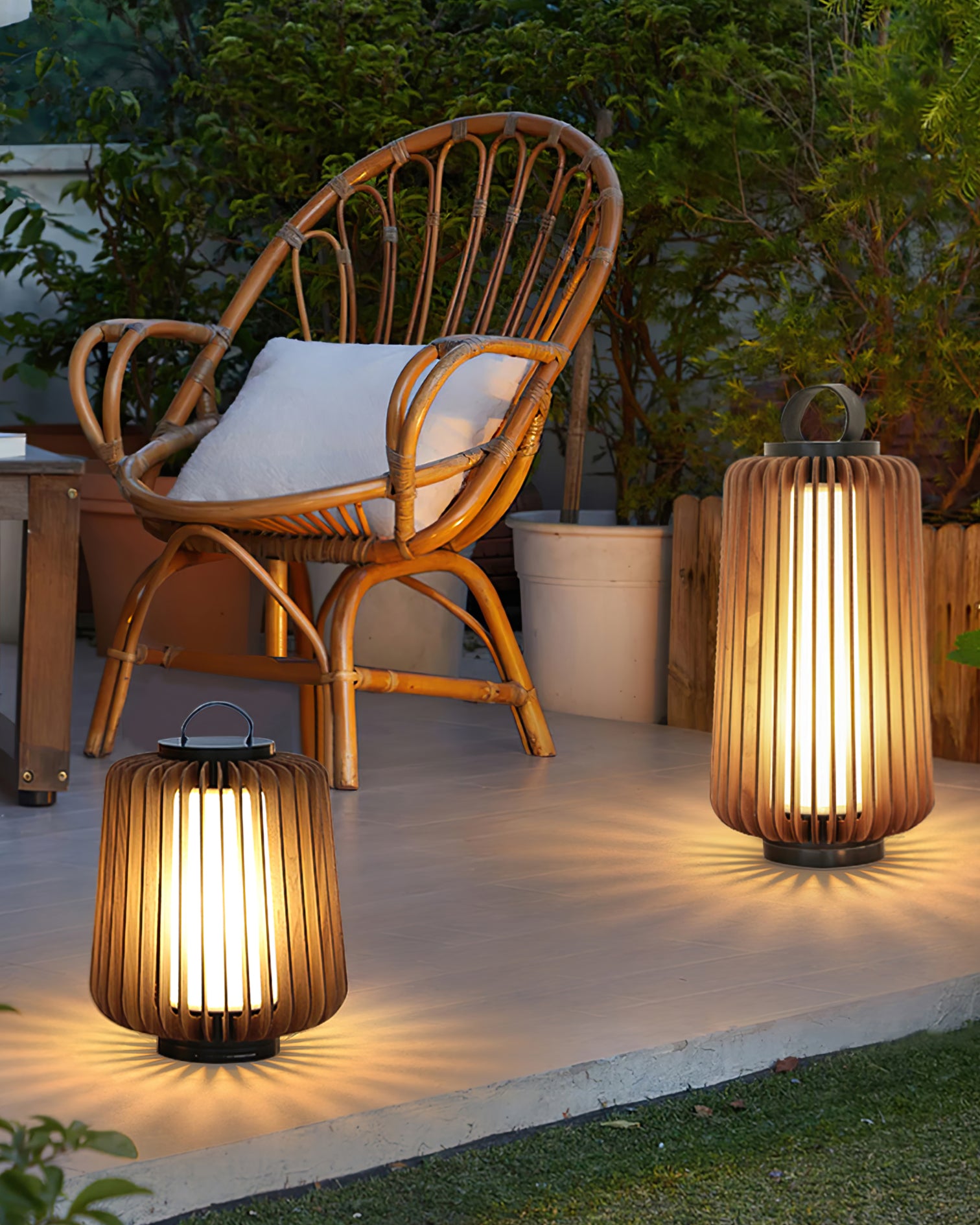 Legno Outdoor Table Lamp - Lumpaz