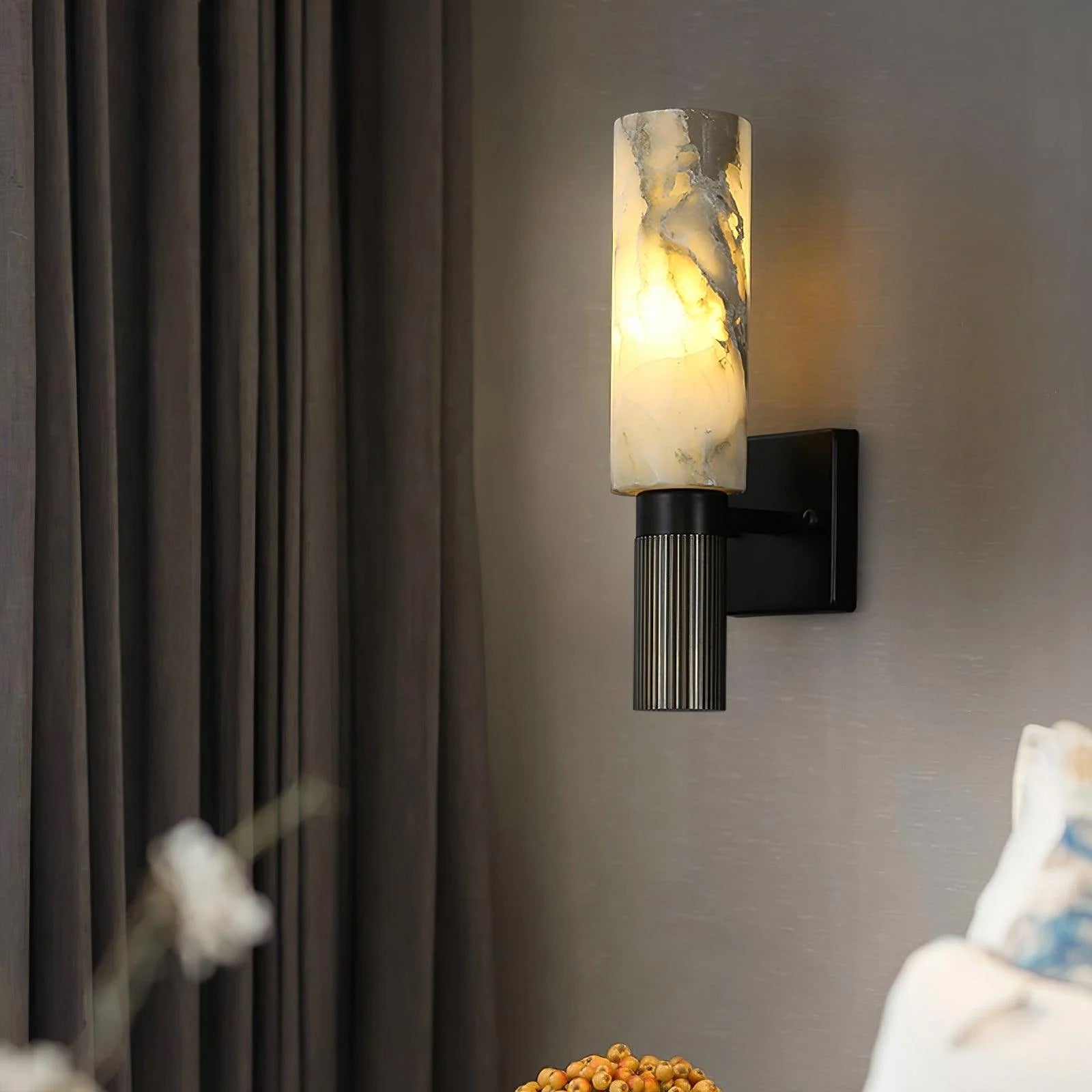 Torch Alabaster Wall Lamp - Lumpaz