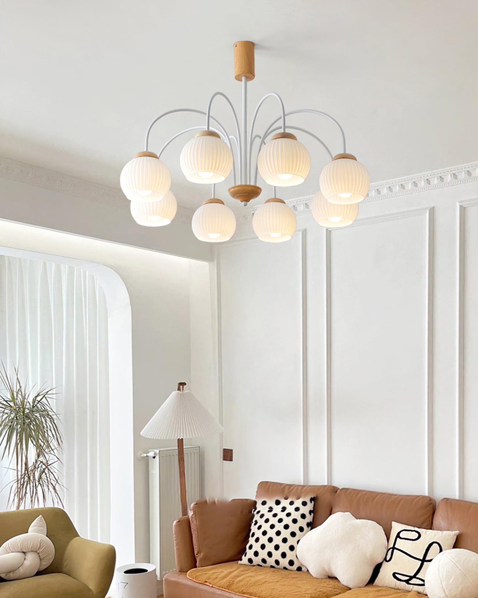 Molecural Wood Chandelier - Lumpaz