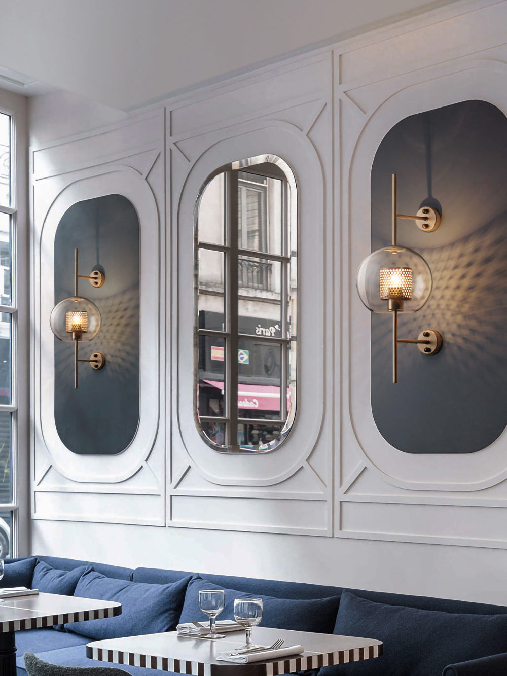 Chiswick Glass Wall Lamp - Lumpaz