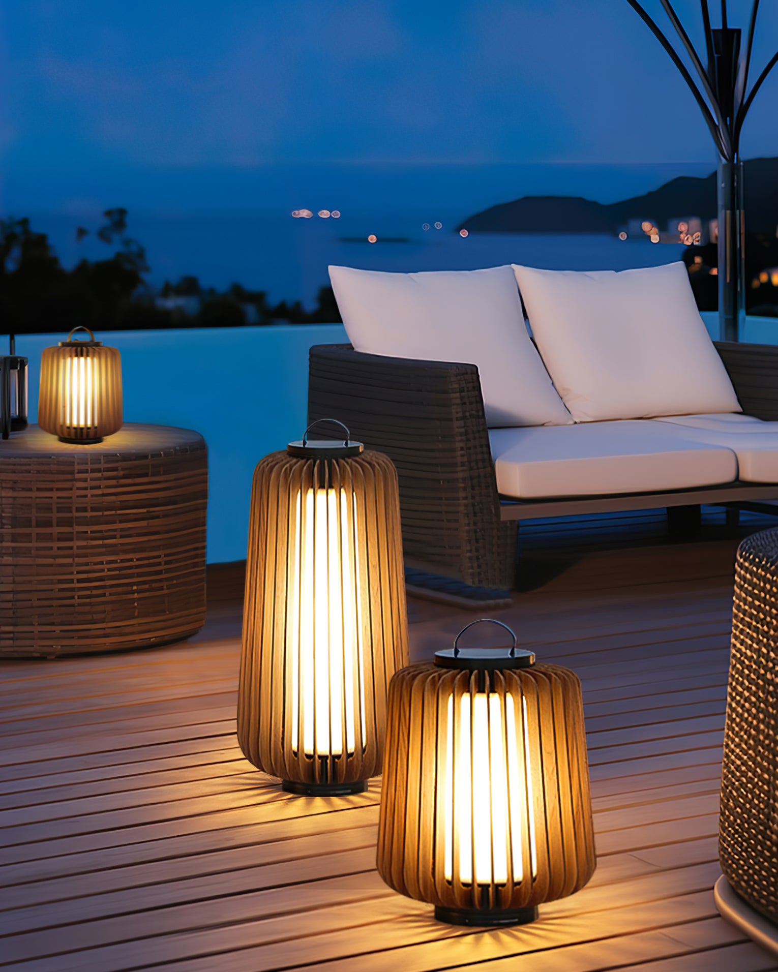 Legno Outdoor Table Lamp - Lumpaz
