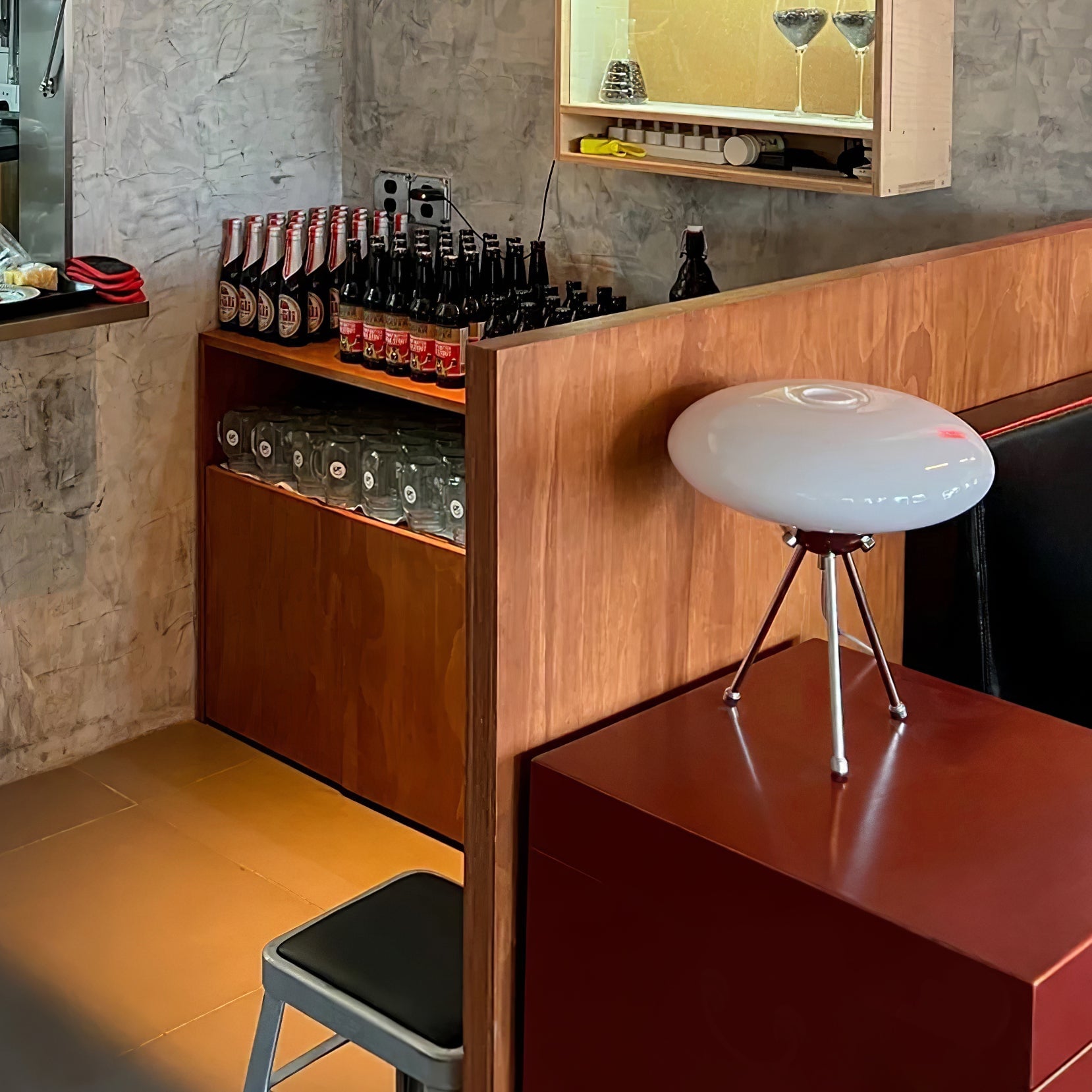 Glass UFO Table Lamp - Lumpaz