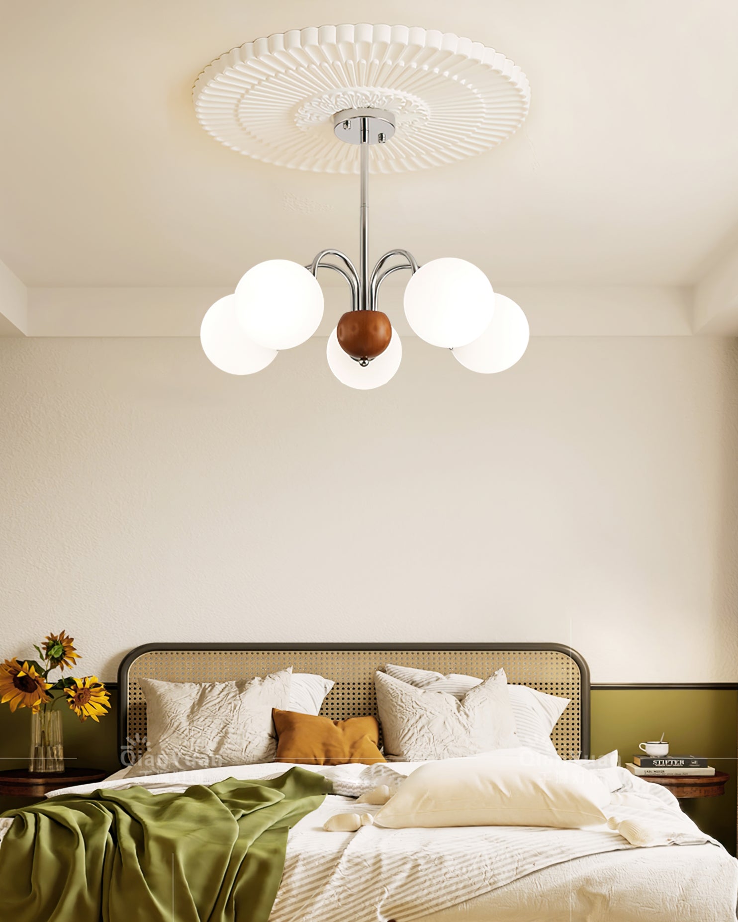 Polpgne Chrome Chandelier - Lumpaz