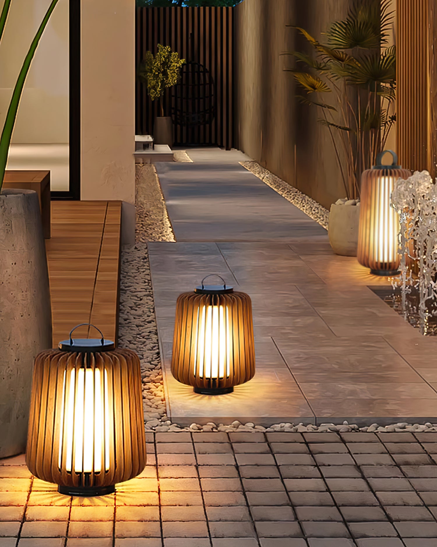 Legno Outdoor Table Lamp - Lumpaz