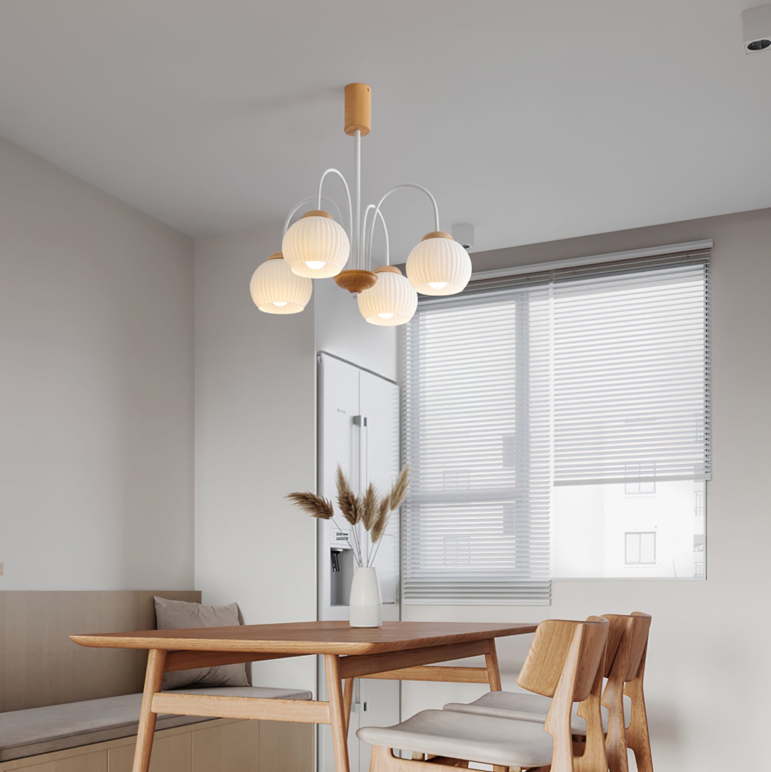Molecural Wood Chandelier - Lumpaz