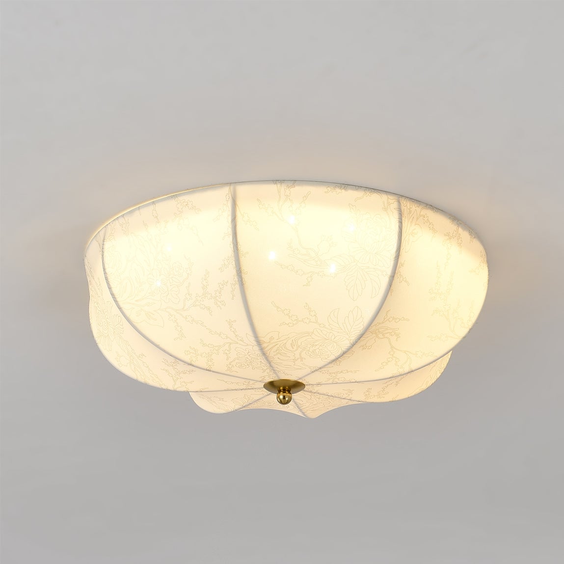 Orchid Fabric Ceiling Lamp - Lumpaz