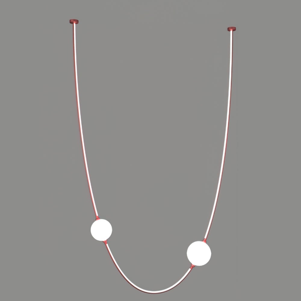Linea Curva Chandelier - Lumpaz