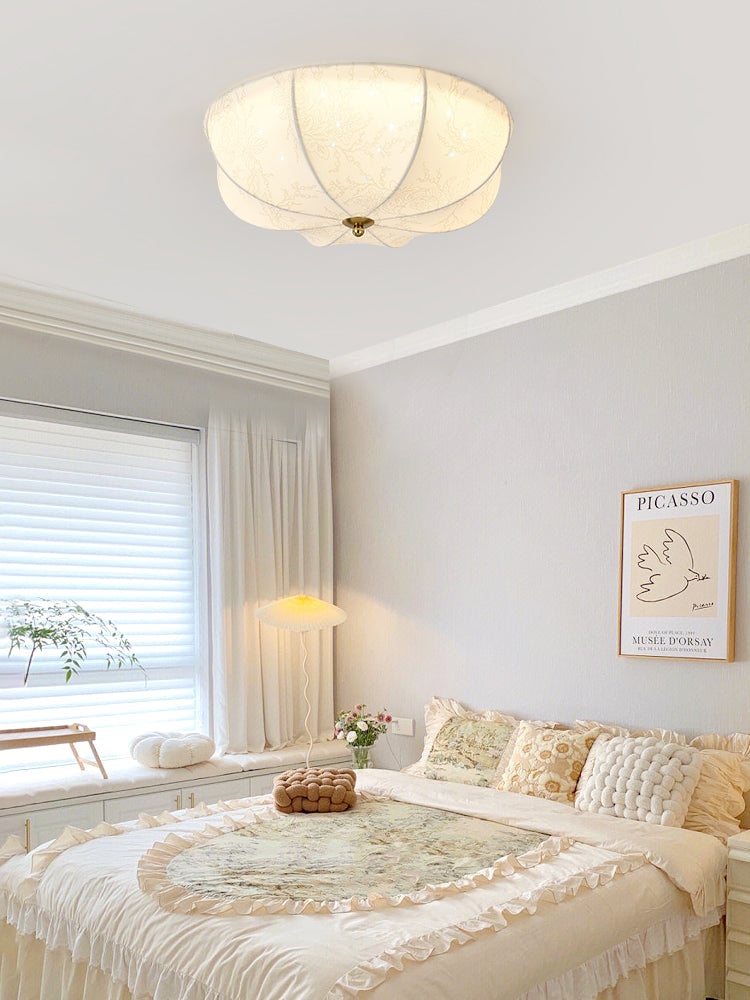 Orchid Fabric Ceiling Lamp - Lumpaz