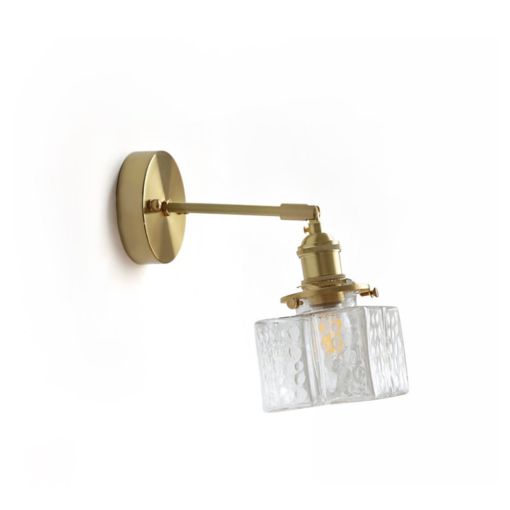 Jewel Glass Brass Wall Lamp - Lumpaz