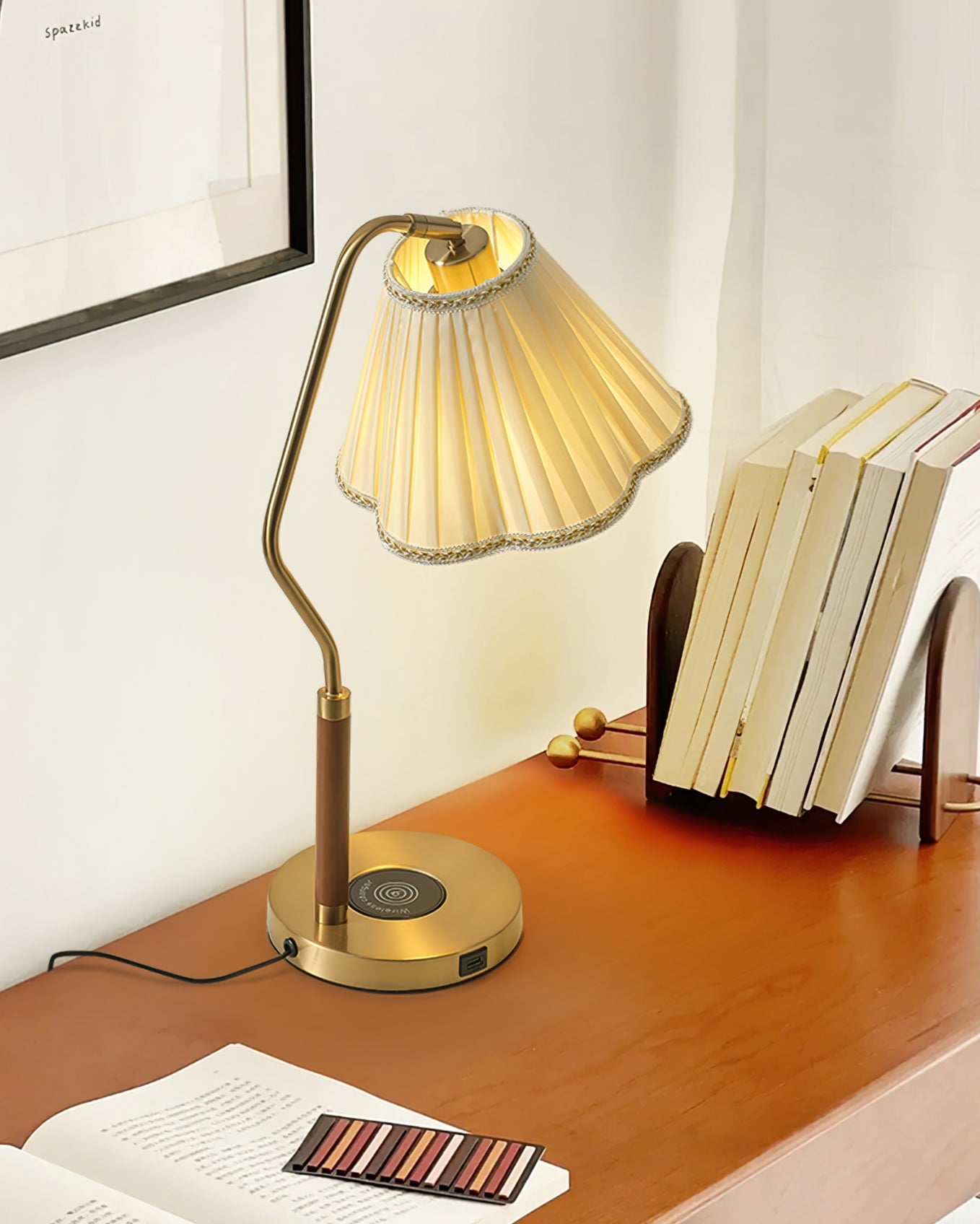 Florentine Fabric Table Lamp - Lumpaz