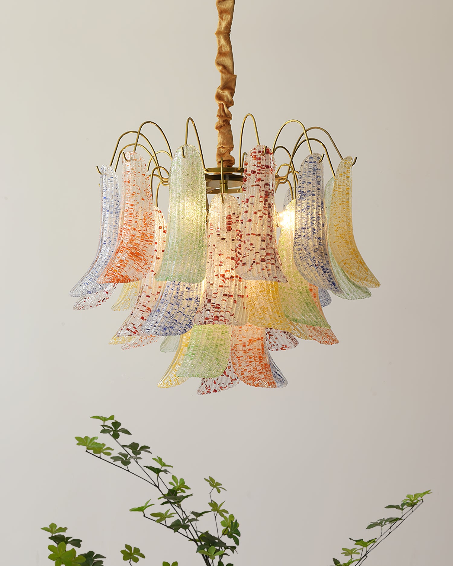 Mazzega Murano Glass Chandelier - Lumpaz