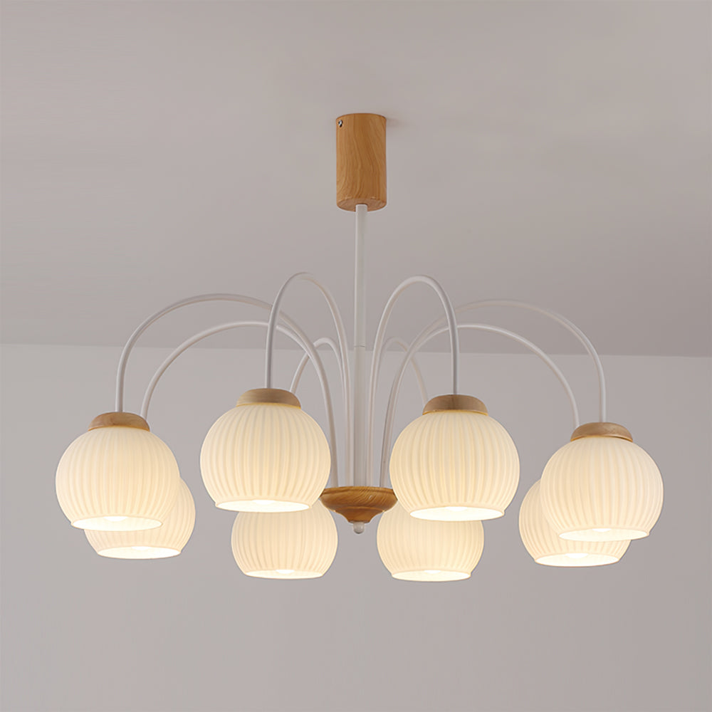 Molecural Wood Chandelier - Lumpaz